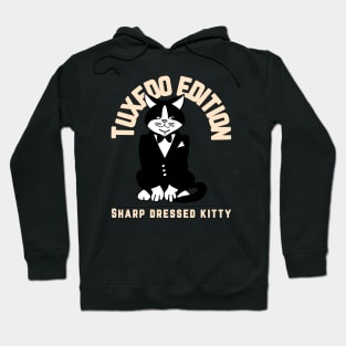 Tuxedo cat love Hoodie